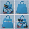 Lovely CARTOON Hello Kitty BLUE reusable Handled Shopping Bags